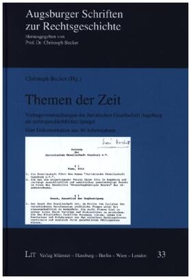 Becker | Themen der Zeit | Buch | 978-3-643-14630-4 | sack.de