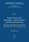 Hoeren / Albrecht / Borutta |  Digitale Lehre an der Hochschule - Rechtsprobleme | Buch |  Sack Fachmedien