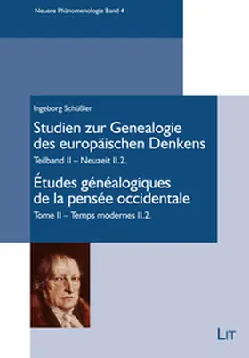 Schüßler |  Studien zur Genealogie des europäischen Denkens / Études généalogiques de la pensée occidentale | Buch |  Sack Fachmedien