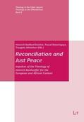 Bedford-Strohm / Bataringaya / Jähnichen |  Reconciliation and Just Peace | Buch |  Sack Fachmedien