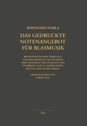 Habla / Paul |  Das gedruckte Notenangebot für Blasmusik | Buch |  Sack Fachmedien