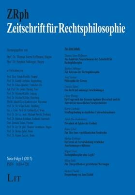 Hoffmann / Besier / Stübinger | Zeitschrift für Rechtsphilosophie 1/2017 | Buch | 978-3-643-99781-4 | sack.de