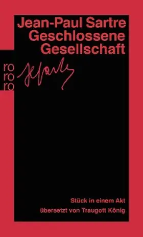 Sartre |  Geschlossene Gesellschaft | eBook | Sack Fachmedien