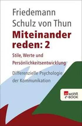 Schulz von Thun |  Miteinander reden 2 | eBook | Sack Fachmedien