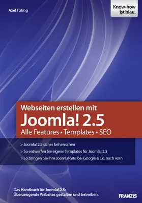 Tüting |  Webseiten erstellen mit Joomla! 2.5 | eBook | Sack Fachmedien