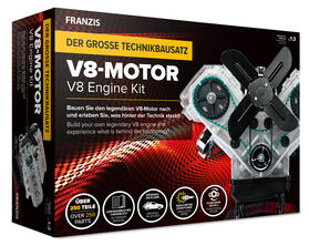 FRANZIS | Der große Technikbausatz V8-Motor | Medienkombination | 978-3-645-65207-0 | sack.de