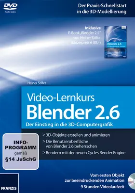 Stiller |  Video-Lernkurs Blender 2.6 | Buch |  Sack Fachmedien