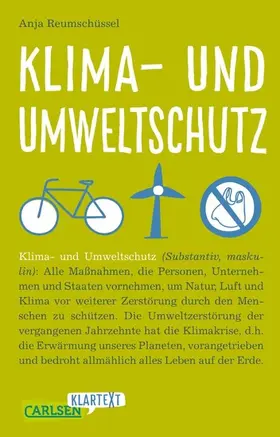 Reumschüssel | Klima- und Umweltschutz (Carlsen Klartext) | E-Book | www.sack.de