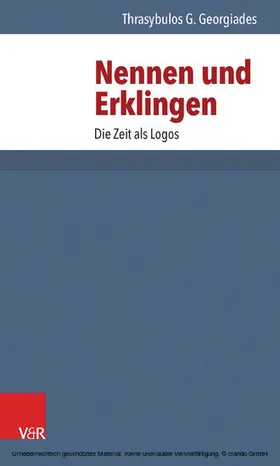 Georgiades |  Nennen und Erklingen | eBook | Sack Fachmedien