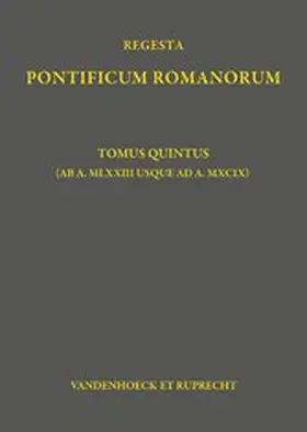 Jaffé / Herbers |  Regesta Pontificum Romanorum | eBook | Sack Fachmedien