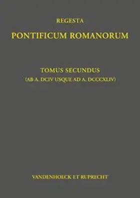 Jaffé / Herbers |  Regesta Pontificum Romanorum | eBook | Sack Fachmedien