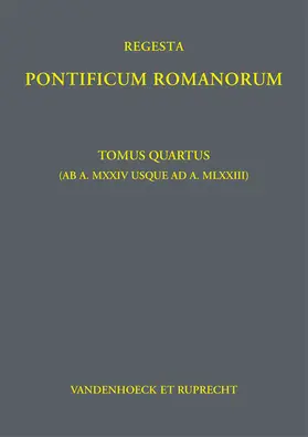 Jaffé / Herbers |  Regesta Pontificum Romanorum | eBook | Sack Fachmedien