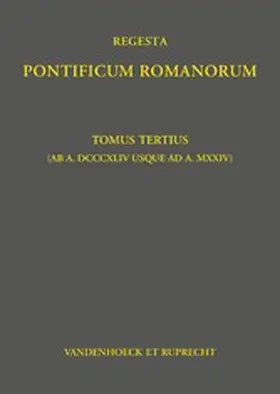 Jaffé / Herbers | Regesta Pontificum Romanorum | E-Book | www.sack.de