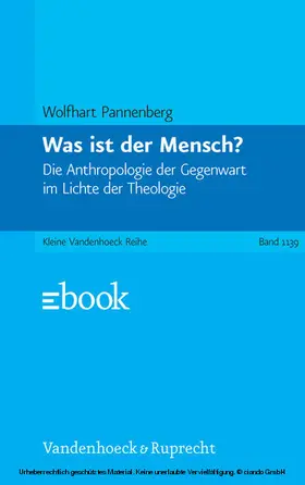 Pannenberg |  Was ist der Mensch? | eBook | Sack Fachmedien