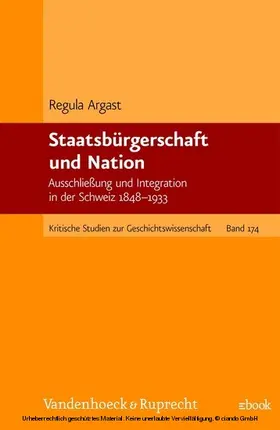 Argast |  Staatsbürgerschaft und Nation | eBook | Sack Fachmedien