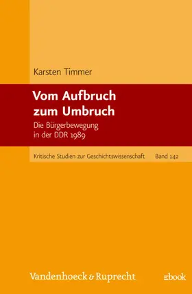 Timmer |  Vom Aufbruch zum Umbruch | eBook | Sack Fachmedien