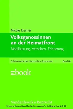 Kramer |  Volksgenossinnen an der Heimatfront | eBook | Sack Fachmedien