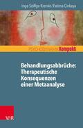 Cinkaya / Seiffge-Krenke |  Behandlungsabbrüche: Therapeutische Konsequenzen einer Metaanalyse | eBook | Sack Fachmedien