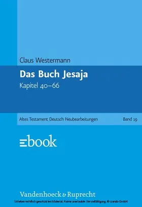 Westermann |  Das Buch Jesaja | eBook | Sack Fachmedien