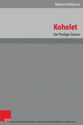 Köhlmoos |  Kohelet | eBook | Sack Fachmedien