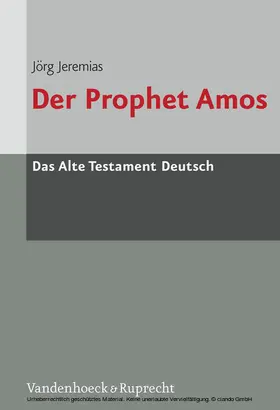 Jeremias / Kaiser |  Der Prophet Amos | eBook | Sack Fachmedien