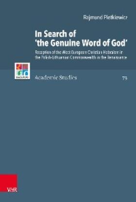Pietkiewicz |  In Search of 'the Genuine Word of God' | eBook | Sack Fachmedien