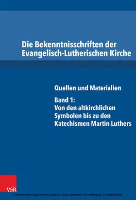 Dingel |  Die Bekenntnisschriften der Evangelisch-Lutherischen Kirche | eBook | Sack Fachmedien