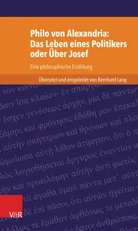 Lang |  Philo von Alexandria: Das Leben des Politikers oder Über Josef | eBook | Sack Fachmedien