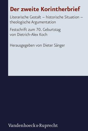 Sänger | Der zweite Korintherbrief | E-Book | sack.de