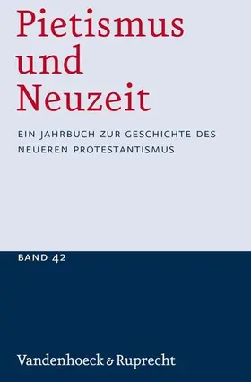Sträter | Pietismus und Neuzeit Band 42 – 2016 | E-Book | www.sack.de