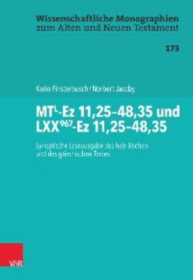Finsterbusch / Jacoby / Leuenberger |  MTL-Ez 11,25–48,35 und LXX967-Ez 11,25–48,35 | eBook | Sack Fachmedien
