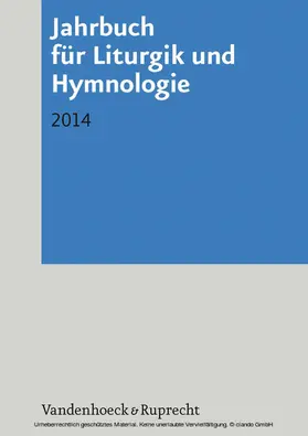Neijenhuis / Kadelbach / Wissemann-Garbe |  Jahrbuch für Liturgik und Hymnologie | eBook | Sack Fachmedien