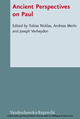 Nicklas / Merkt / Verheyden |  Ancient Perspectives on Paul | eBook | Sack Fachmedien