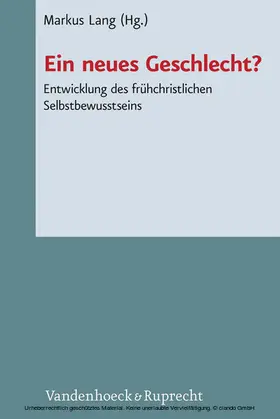 Lang |  Ein neues Geschlecht? | eBook | Sack Fachmedien