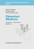 Lachmann / Reents / Adam |  Elementare Bibeltexte | eBook | Sack Fachmedien