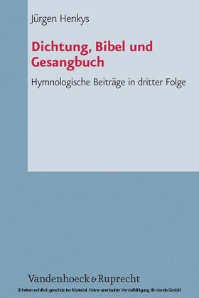 Henkys | Dichtung, Bibel und Gesangbuch | E-Book | sack.de