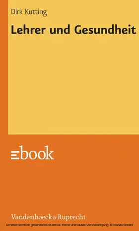 Kutting |  Lehrer und Gesundheit | eBook | Sack Fachmedien