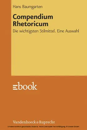 Baumgarten | Compendium Rhetoricum | E-Book | sack.de