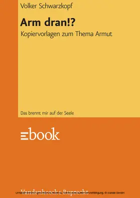 Schwarzkopf / Neuschäfer |  Arm dran!? | eBook | Sack Fachmedien