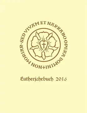 Spehr |  Lutherjahrbuch 83. Jahrgang 2016 | eBook | Sack Fachmedien