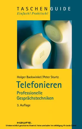 Backwinkel / Sturtz |  Telefonieren | eBook | Sack Fachmedien