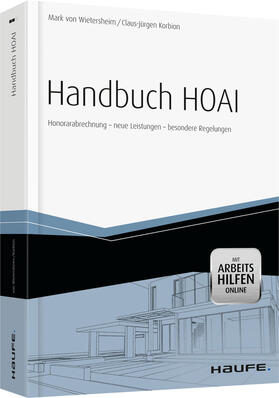 von Wietersheim / Korbion | Handbuch HOAI - inkl. Arbeitshilfen online | Buch | 978-3-648-04446-9 | sack.de