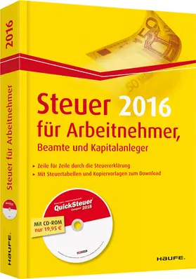 Dittmann / Haderer / Happe | Steuer 2016 für Arbeitnehmer,  Beamte und Kapitalanleger | Buch | 978-3-648-07045-1 | www.sack.de