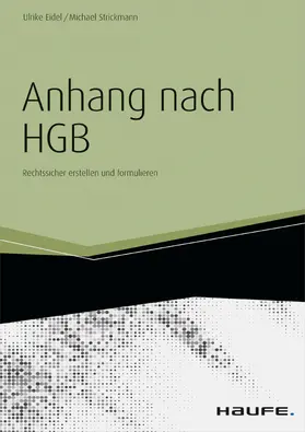 Eidel / Strickmann |  Der Anhang nach HGB - inkl. Arbeitshilfen online | eBook | Sack Fachmedien