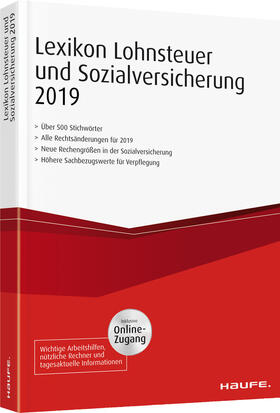 Lexikon Lohnsteuer und Sozialversicherung 2019 plus Onlinezugang | Medienkombination | 978-3-648-11543-5 | sack.de