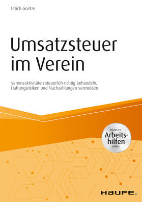 Goetze | Umsatzsteuer im Verein - inkl. Arbeitshilfen online | E-Book | sack.de