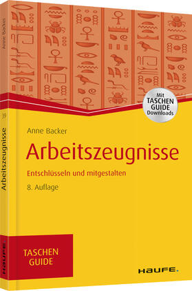 Backer, A: Arbeitszeugnisse | Buch | 978-3-648-12320-1 | www.sack.de