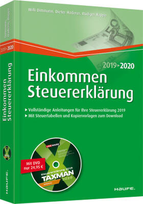 Dittmann / Haderer / Happe | Einkommensteuererklärung 2019/2020, plus DVD | Medienkombination | 978-3-648-12956-2 | sack.de