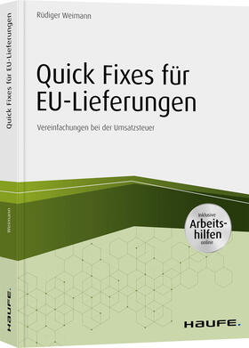 Weimann | Weimann, R: Quick fixes für EU-Lieferungen | Buch | 978-3-648-13433-7 | sack.de