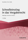 Rosenkötter / Fritz / Seidler |  Schnelleinstieg in das Vergaberecht | eBook | Sack Fachmedien